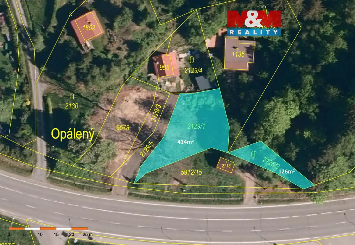 Prodej pozemku 580 m², Horní Bečva