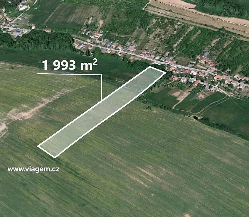 Prodej pozemku 498 m², Břestek · okres Uherské Hradiště