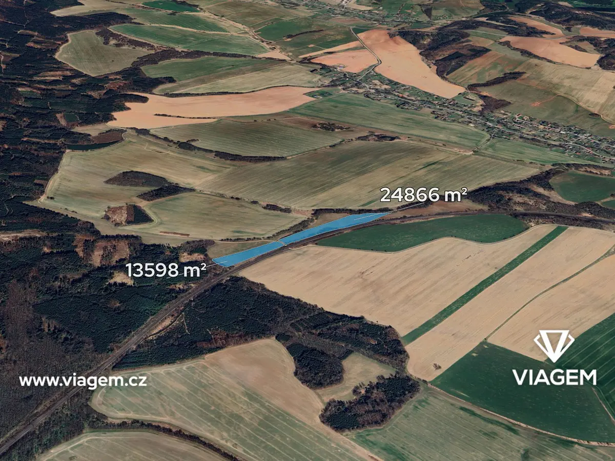 Prodej pozemku 12821 m², Rudoltice · okres Ústí nad Orlicí