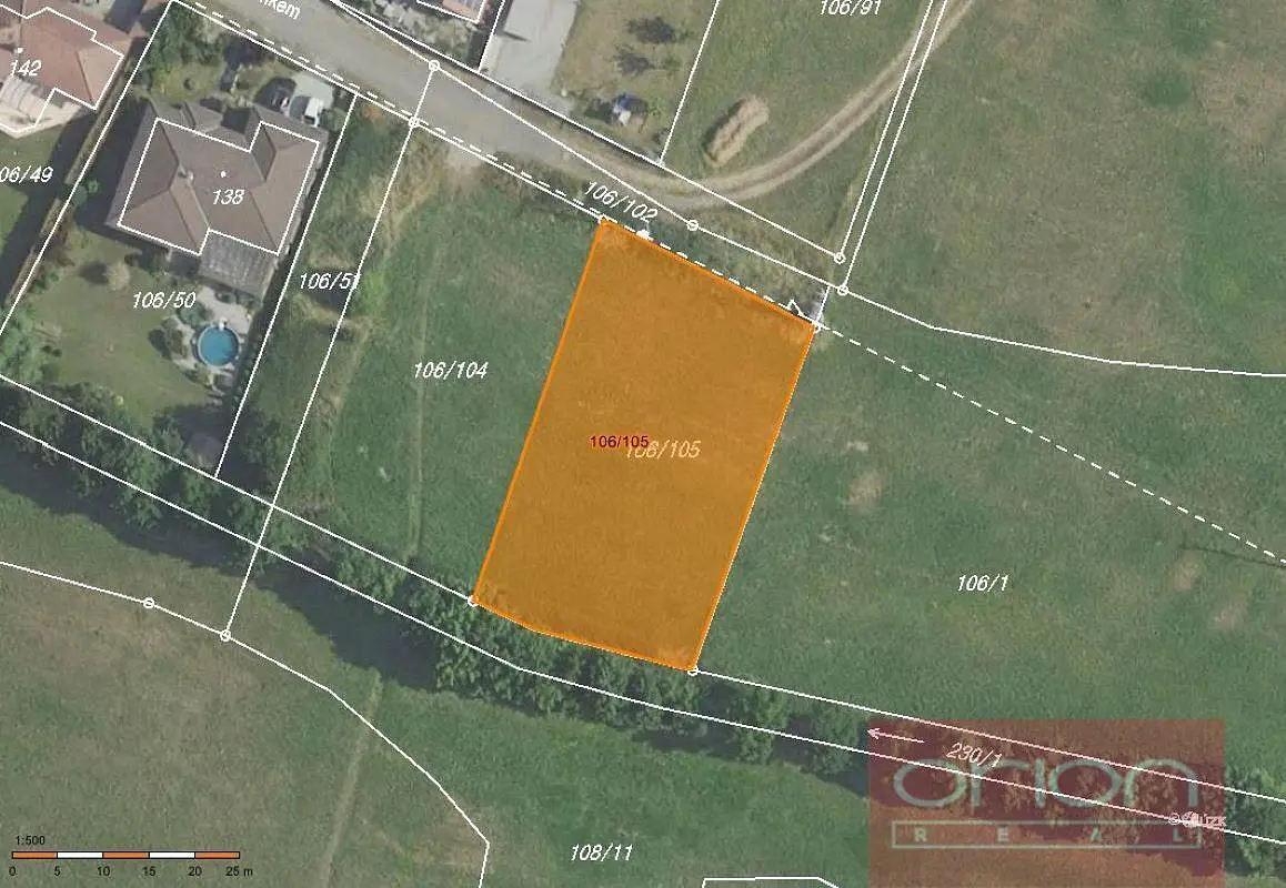 Prodej pozemku 74 m², Nový Knín - Sudovice · okres Příbram
