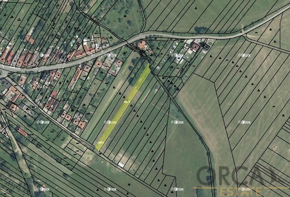 Prodej pozemku 558 m², Bystřice pod Lopeníkem · okres Uherské Hradiště