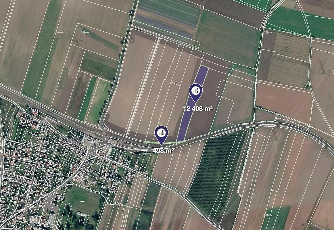Prodej pozemku 54528 m², Vrutice · okres Litoměřice