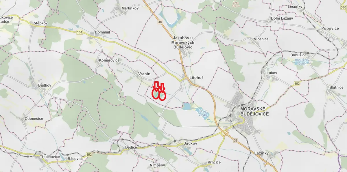 Prodej pozemku 843 m², Litohoř - Kamenný Újezd