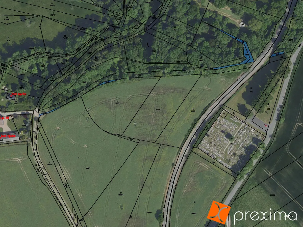 Prodej pozemku 196 m², Malešov · okres Kutná Hora