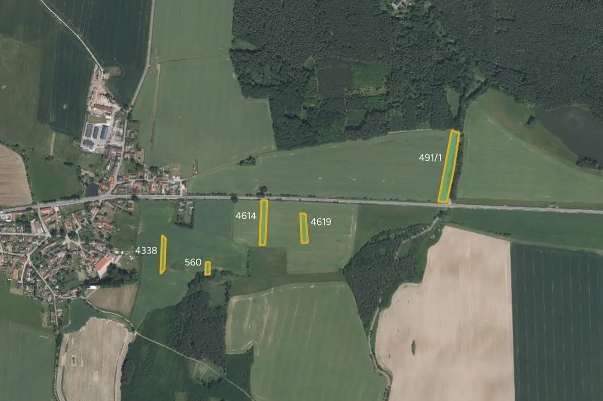 Prodej pozemku 5875 m², Bojenice · Bernartice