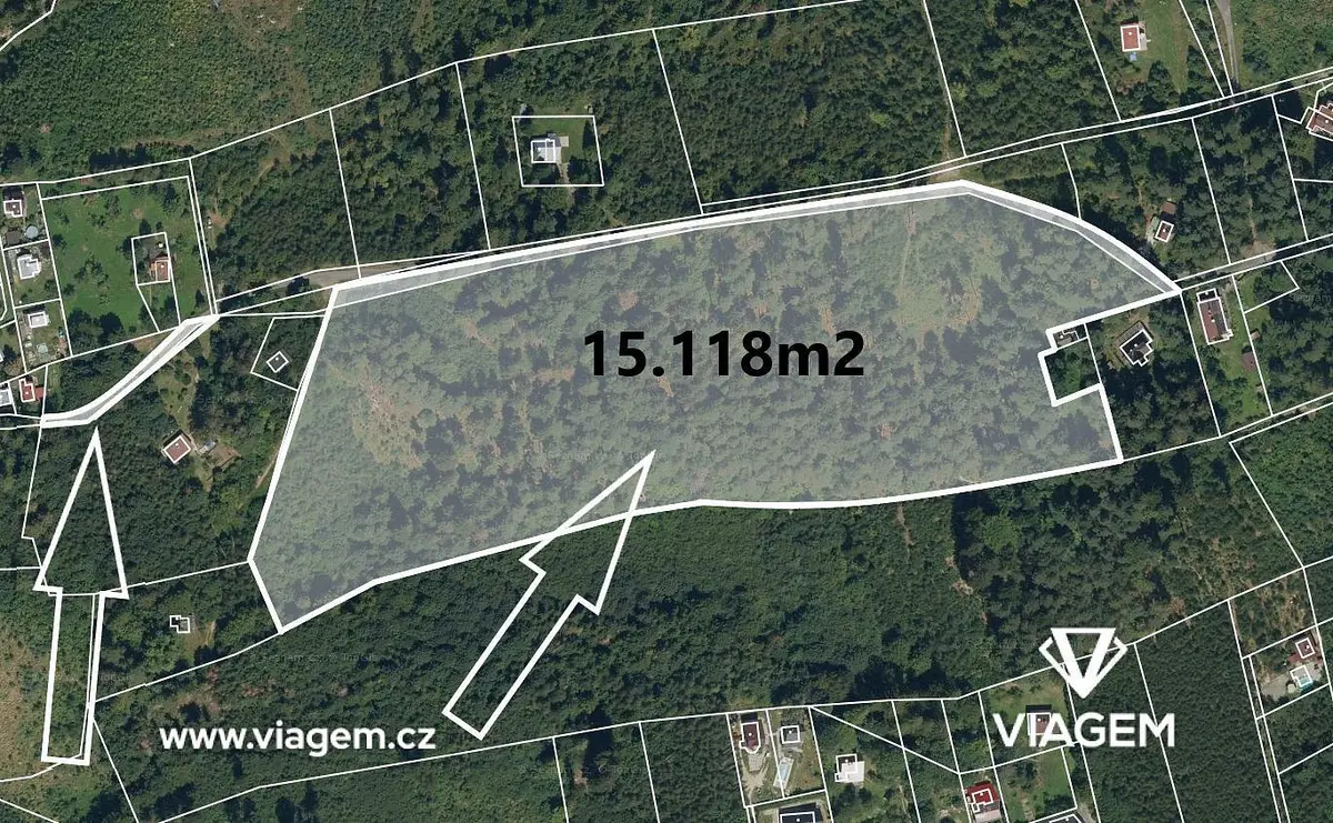 Prodej pozemku 15401 m², Frýdlant nad Ostravicí · okres Frýdek-Místek
