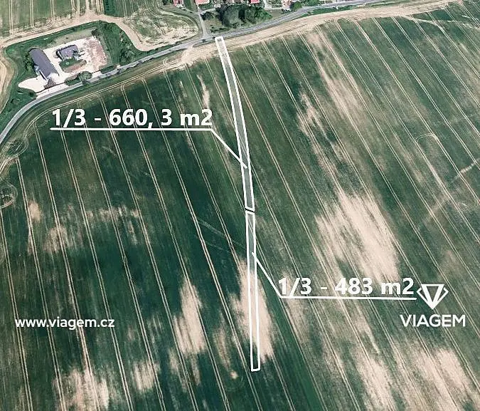Prodej pozemku 1143 m², Vřesovice · okres Hodonín