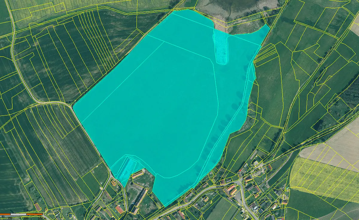 Prodej pozemku 214865 m², Ježovy · okres Klatovy