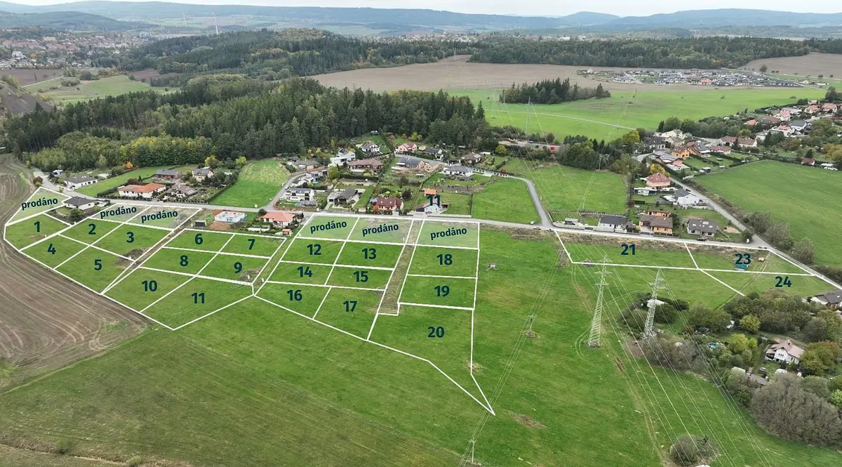 Prodej pozemku 983 m², Příbram