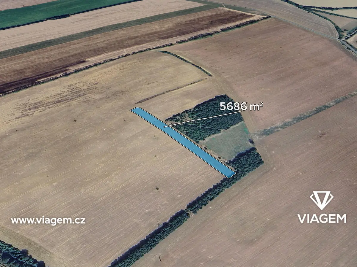 Prodej pozemku 5686 m², Tvarožná Lhota