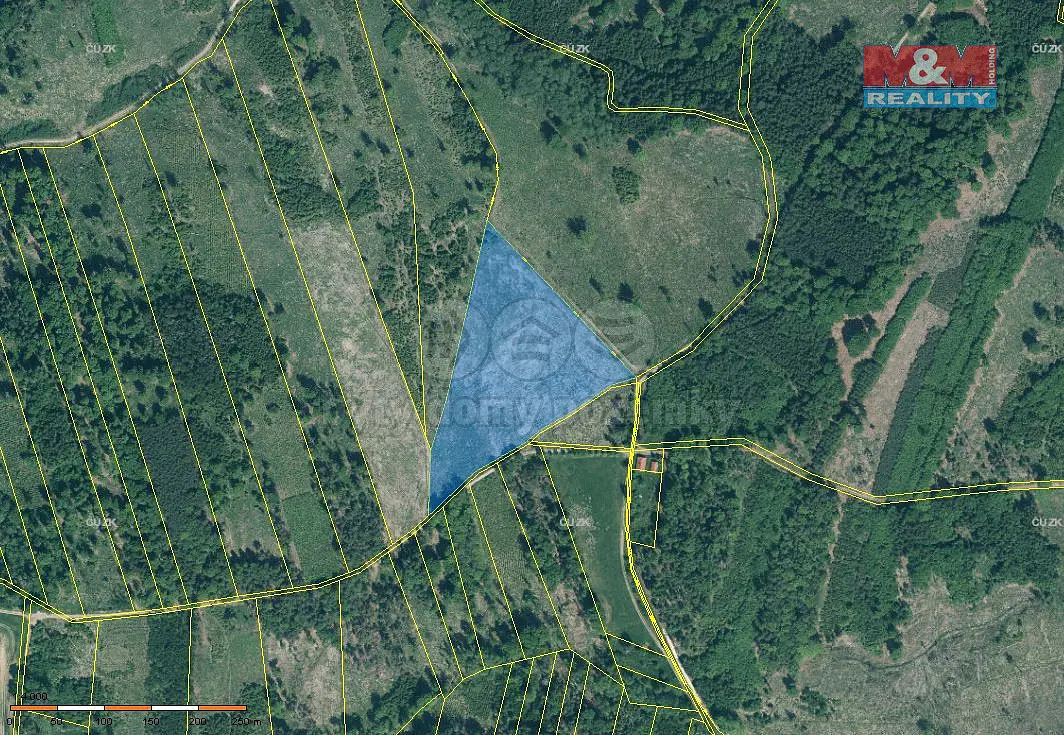 Prodej pozemku 198 m², Jetětice · okres Písek