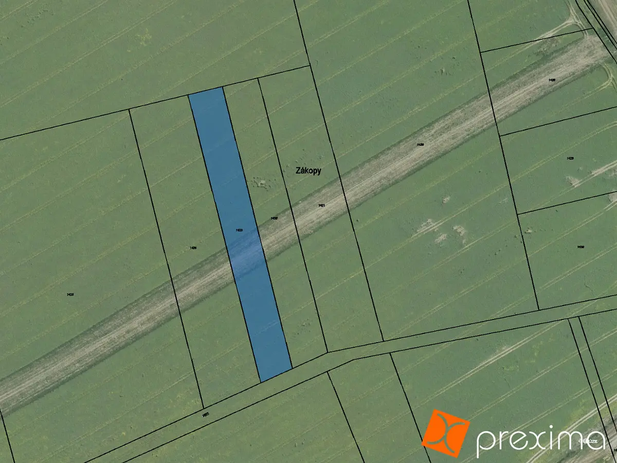 Prodej pozemku 1419 m², Šebířov · okres Tábor