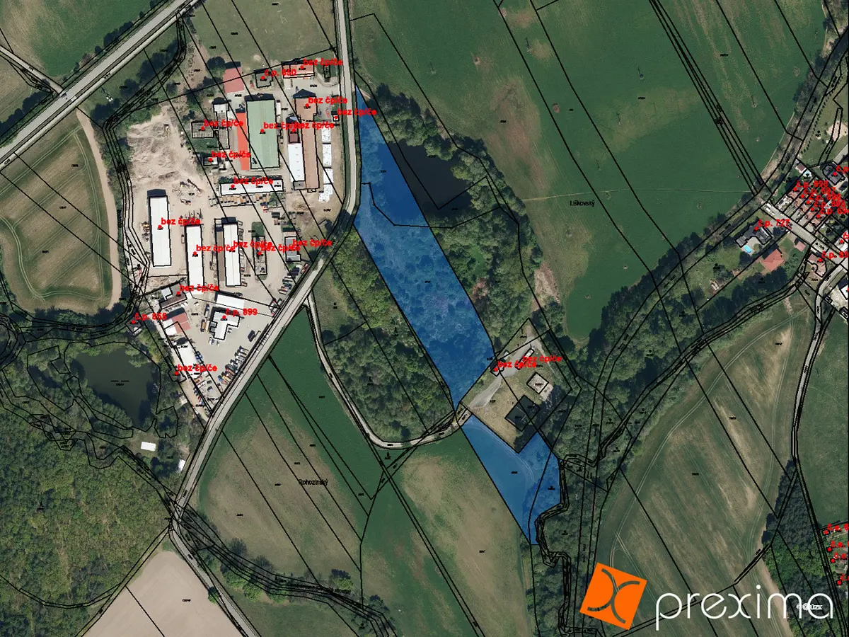 Prodej pozemku 687 m², Lázně Bohdaneč · okres Pardubice