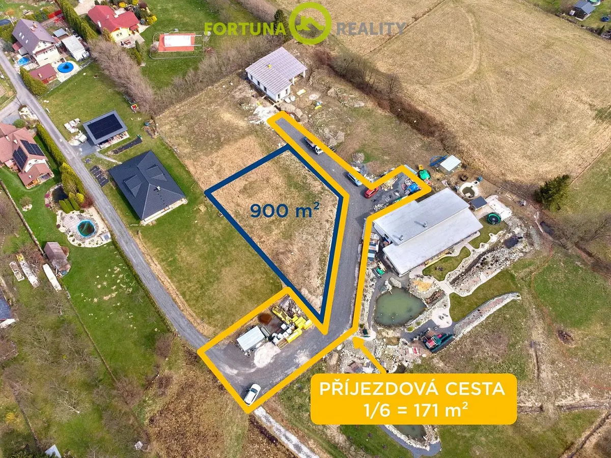Prodej pozemku 1071 m², Veřovice · okres Nový Jičín