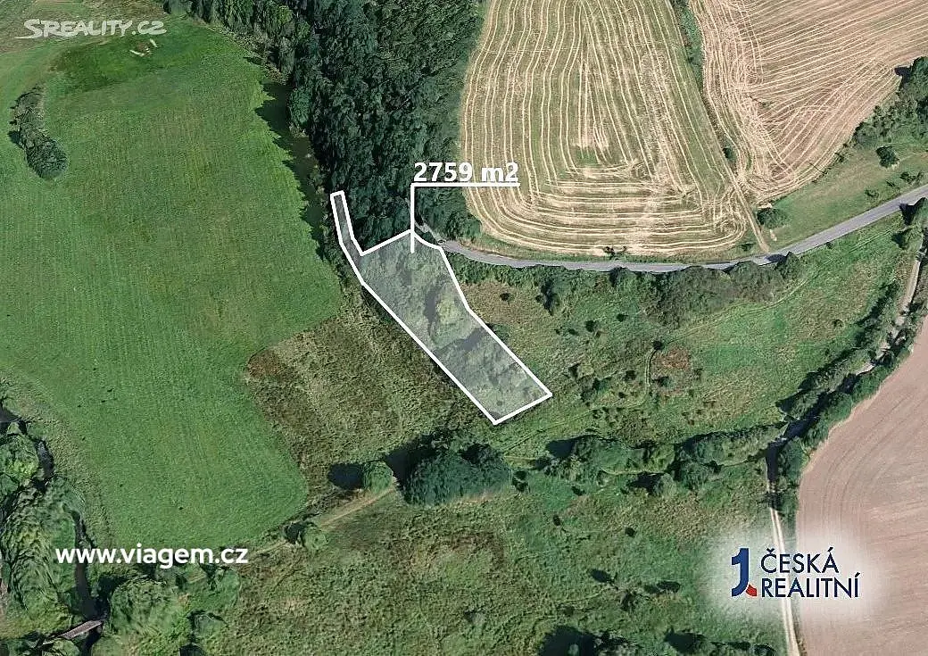 Prodej pozemku 344 m², Hluboš · okres Příbram