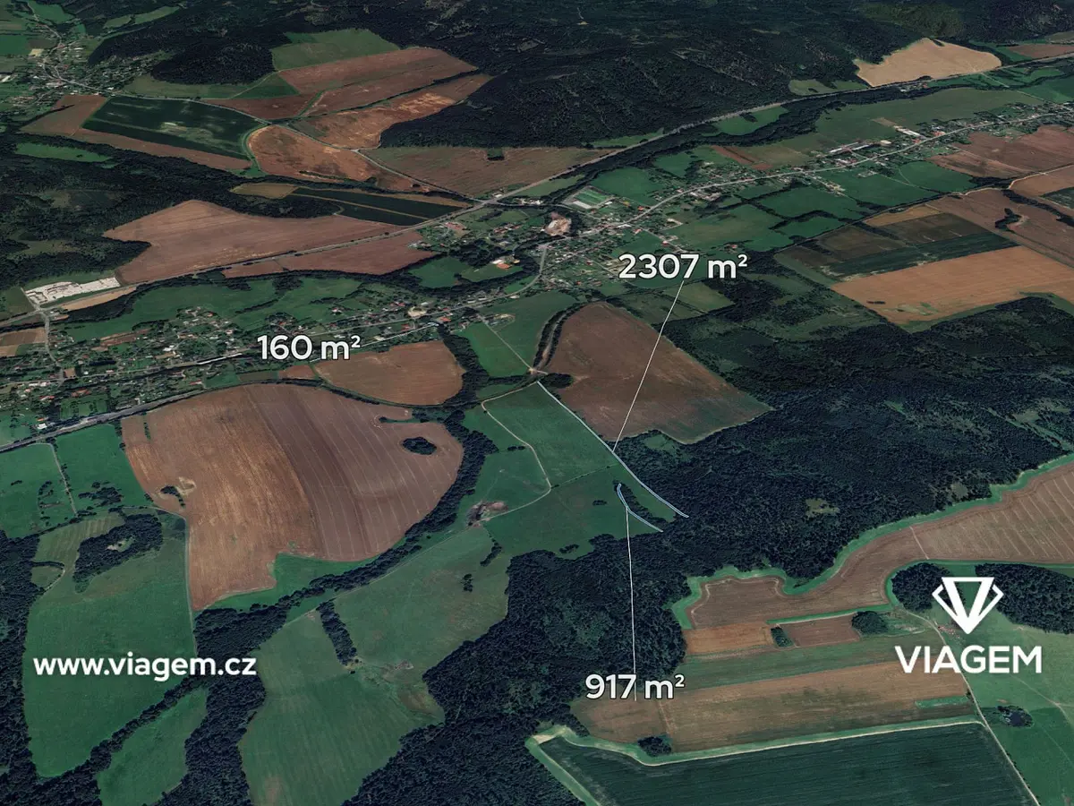 Prodej pozemku 3102 m², Brantice · okres Bruntál