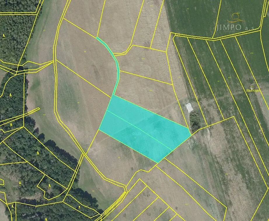 Prodej pozemku 9005 m², Kšely · okres Kolín
