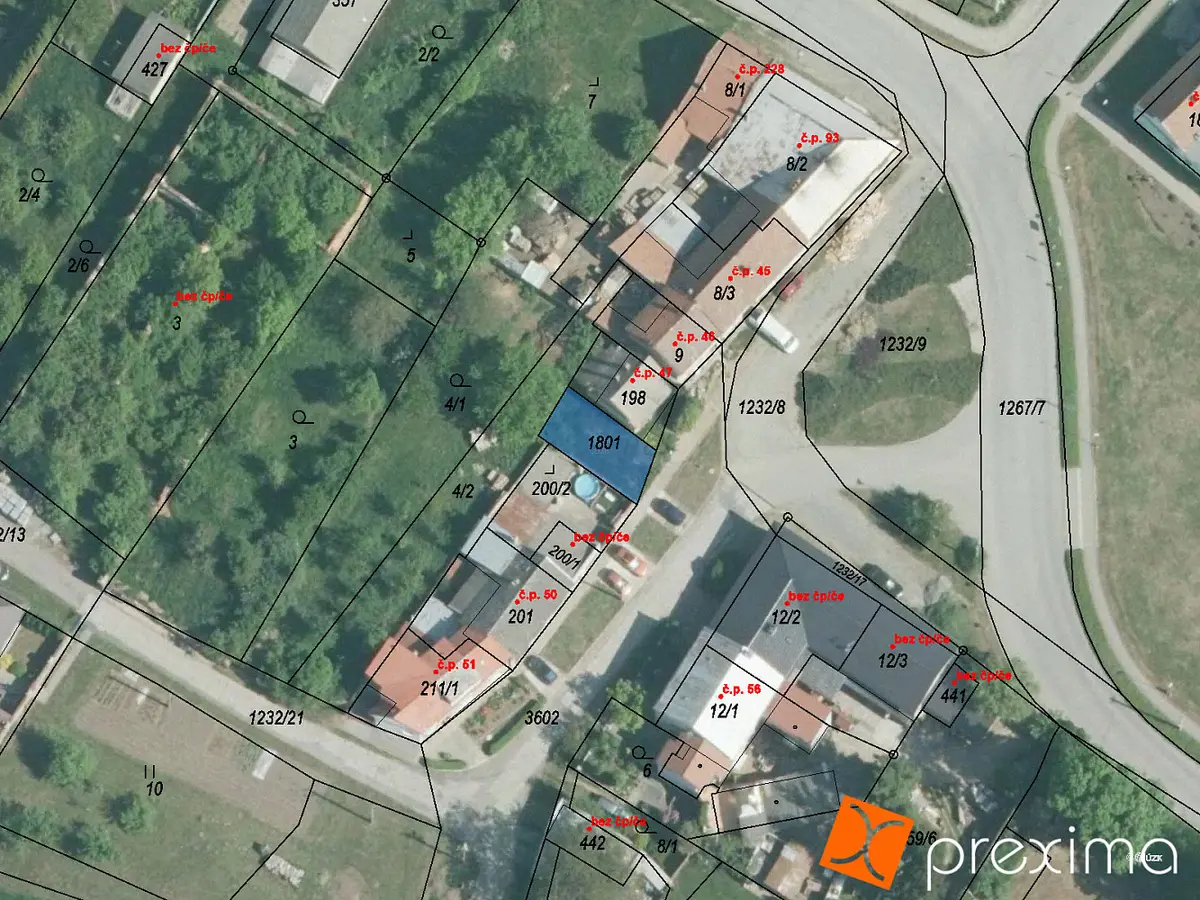 Prodej pozemku 50 m², Dobromilice · okres Prostějov