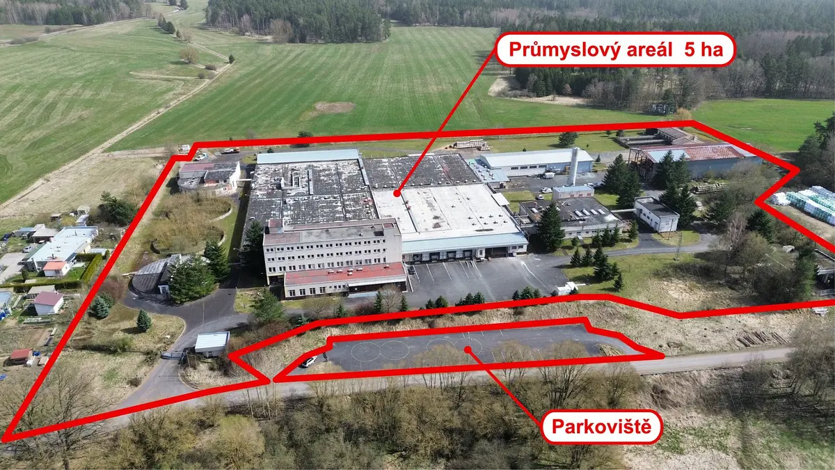 Prodej komerčního prostoru 11180 m², Lom u Tachova · okres Tachov