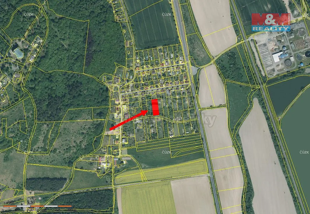 Prodej pozemku 97 m², Krnov · okres Bruntál