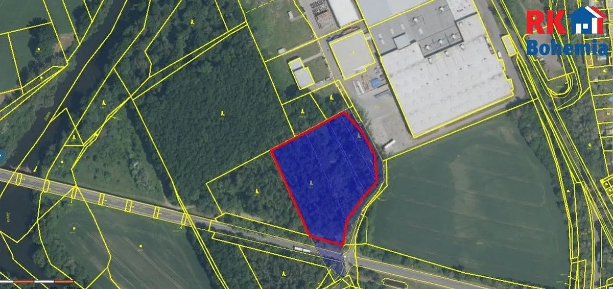 Prodej pozemku 9493 m², Mírová · Mnichovo Hradiště