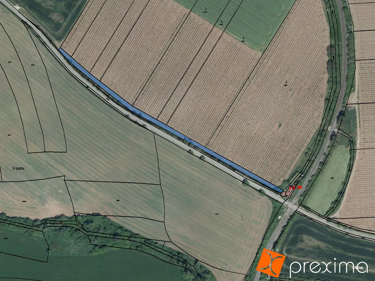 Prodej pozemku 683 m², Deštnice · okres Louny