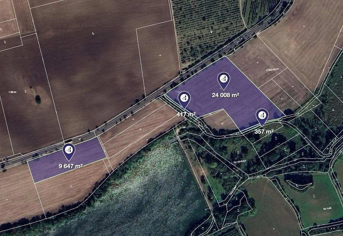 Prodej pozemku 8607 m², Žižice · okres Kladno