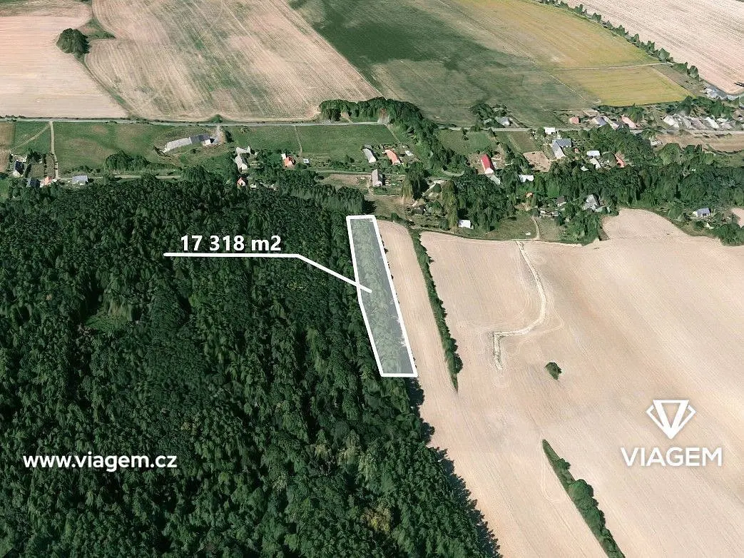Prodej pozemku 17318 m², Horní Povelice · Liptaň