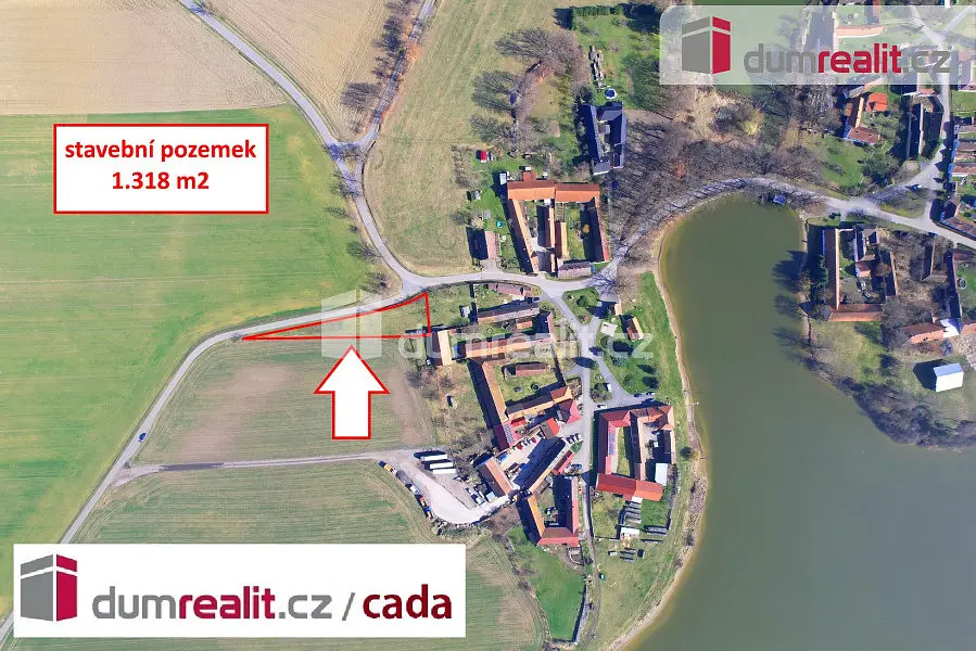 Prodej pozemku 318 m², Sedlec - Vlhlavy · okres České Budějovice