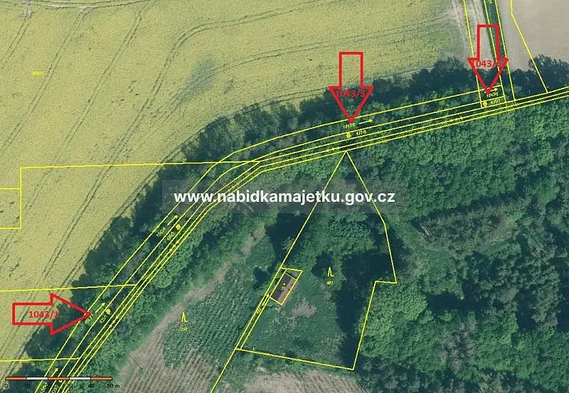 Prodej pozemku 1041 m², Osek · okres Strakonice
