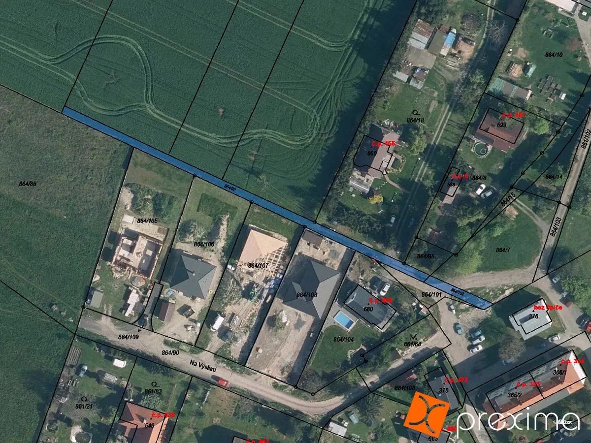 Prodej pozemku 15 m², Byšice · okres Mělník