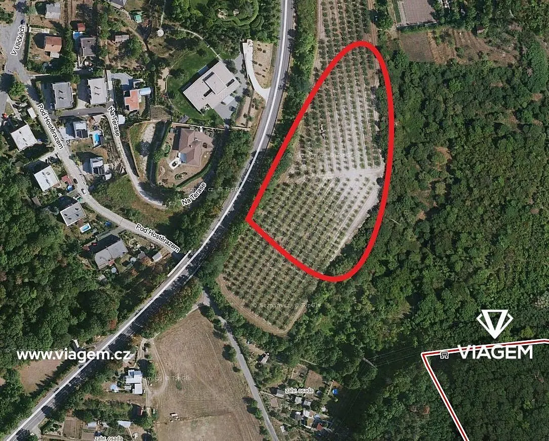 Prodej pozemku 2009 m², Roudnice nad Labem · okres Litoměřice