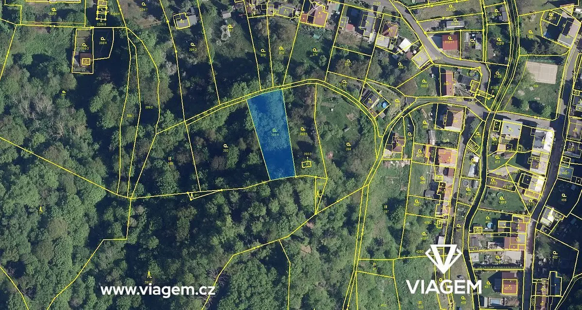 Prodej pozemku 1107 m², Svádov · Ústí nad Labem