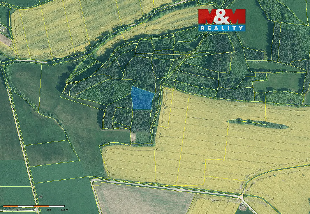 Prodej pozemku 545 m², Třešovice · okres Strakonice