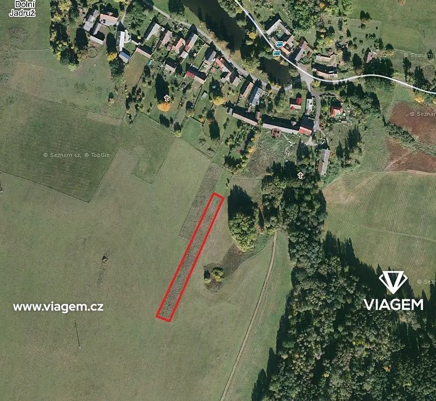 Prodej pozemku 988 m², Chodský Újezd · okres Tachov