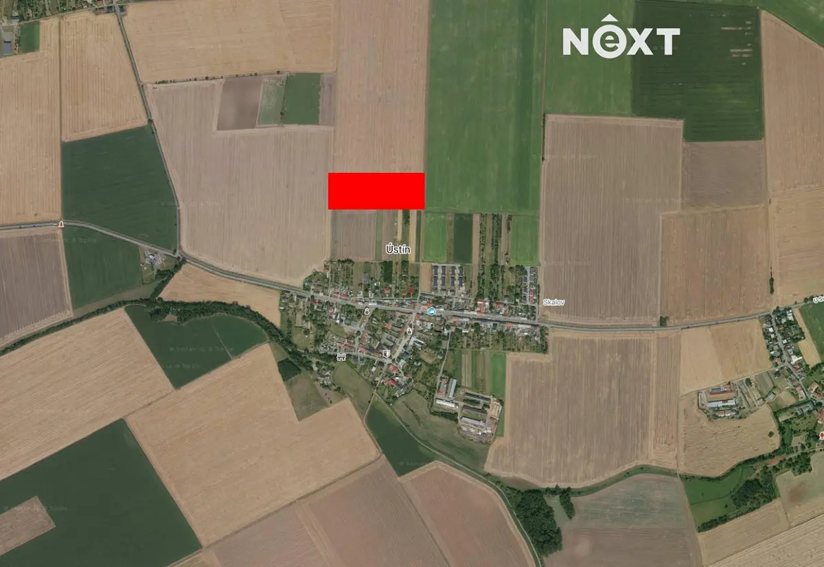 Prodej pozemku 550 m², Ústín