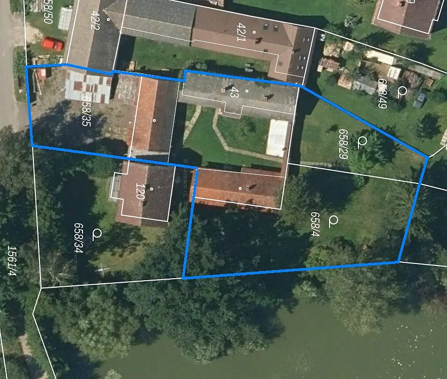Prodej pozemku 906 m², Ústrašín · okres Pelhřimov