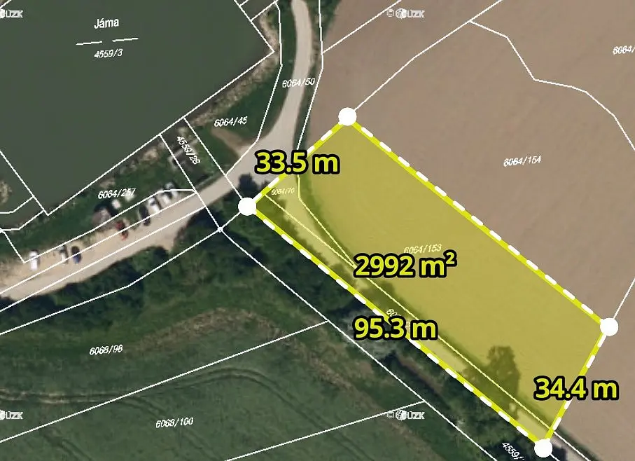 Prodej pozemku 2992 m², Staré Město · okres Uherské Hradiště