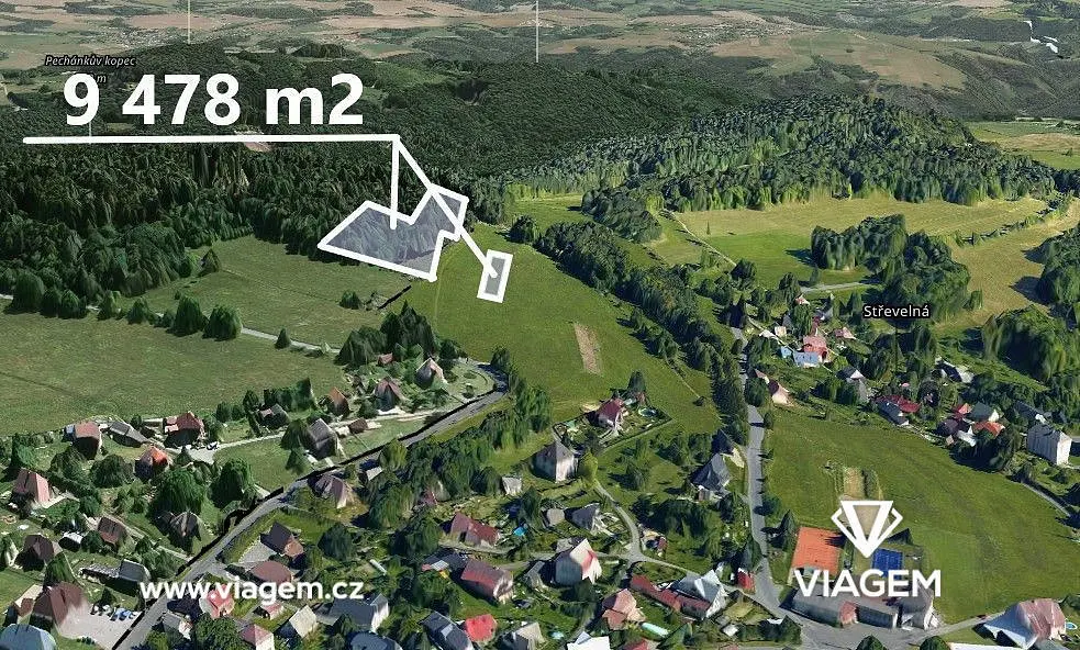 Prodej pozemku 4739 m², Železný Brod · okres Jablonec nad Nisou