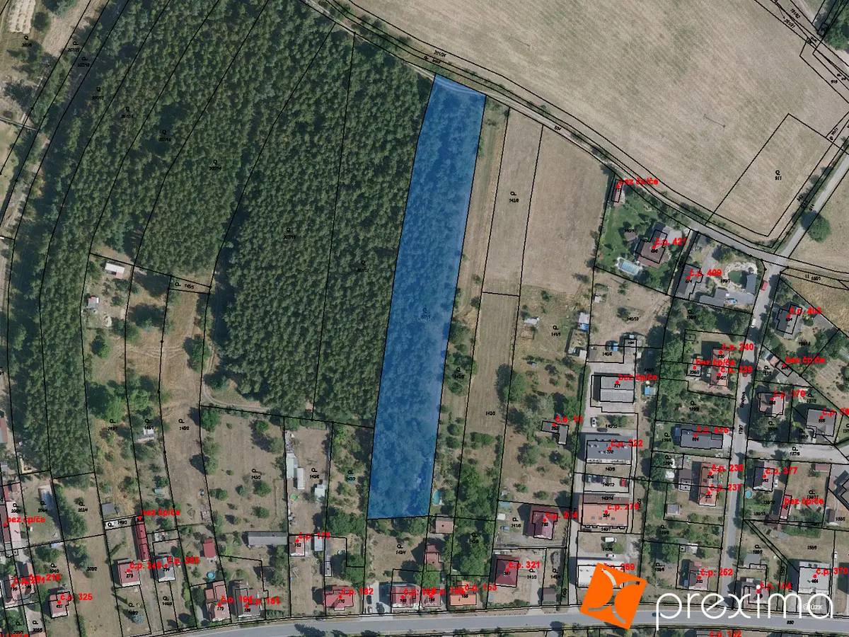 Prodej pozemku 549 m², Loučeň · okres Nymburk