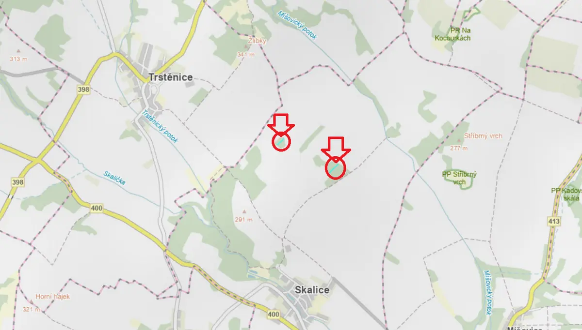 Prodej pozemku 312 m², Skalice - Horní Bříza