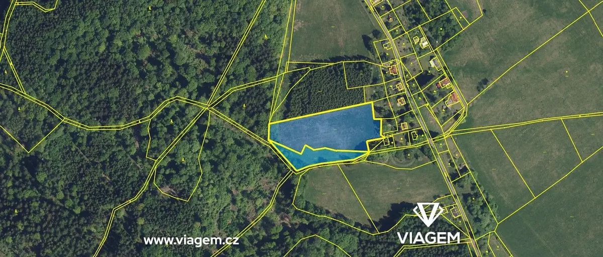 Prodej pozemku 12030 m², Krásný Buk · Krásná Lípa