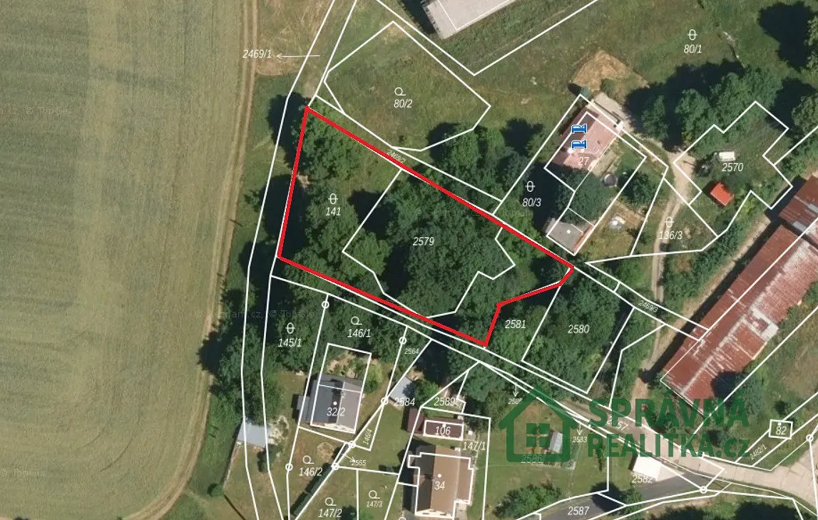 Prodej pozemku 1484 m², Jindřichovice · okres Sokolov