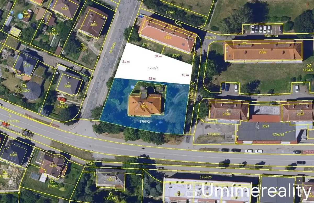 Prodej pozemku 617 m², Žižkova · Havlíčkův Brod