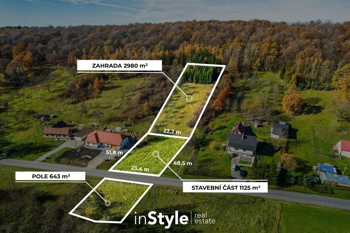 Prodej pozemku 4748 m², Lopeník