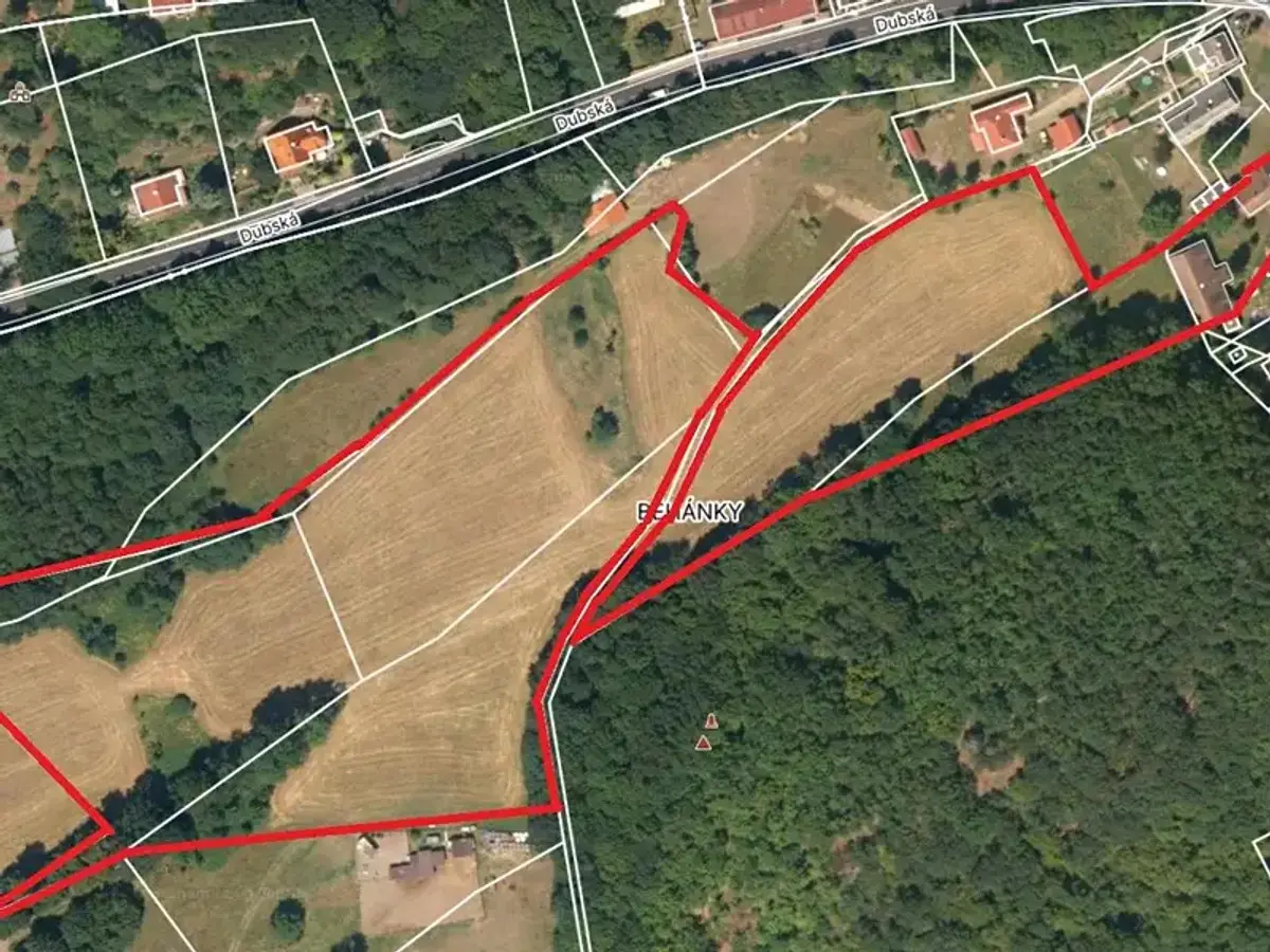 Prodej pozemku 29804 m², Dlouhá · Běhánky · Dubí