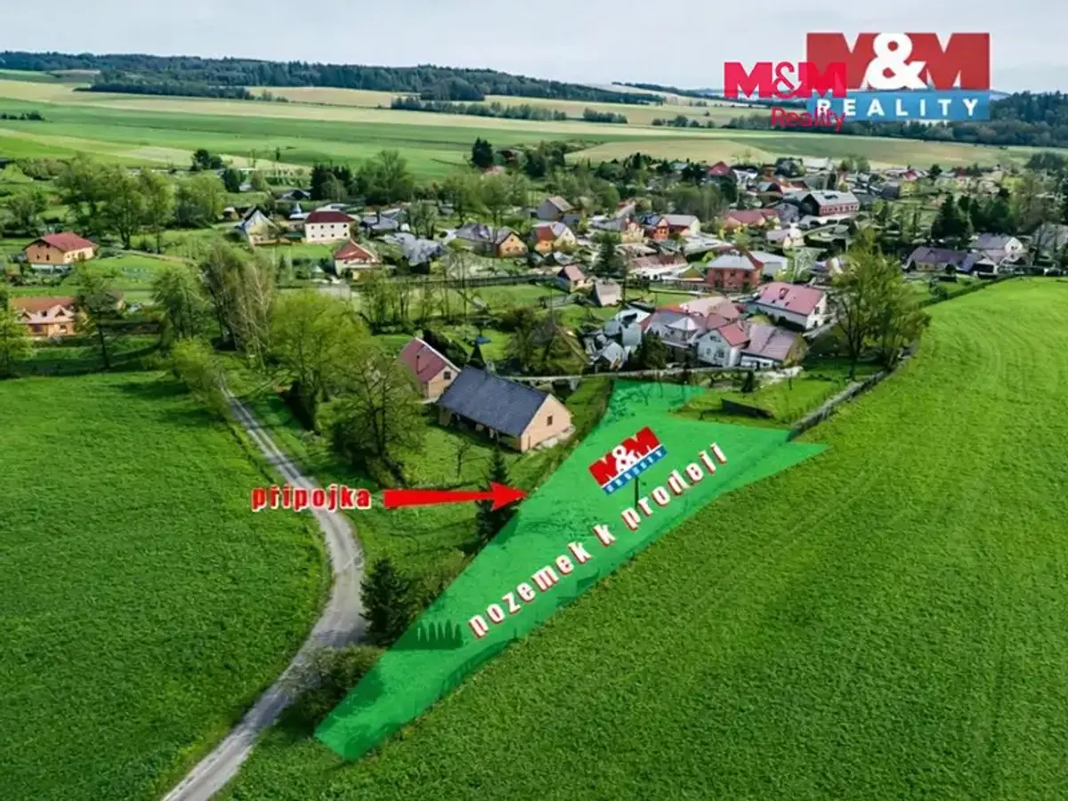 Prodej pozemku 1716 m², Bystřice nad Pernštejnem · okres Žďár nad Sázavou