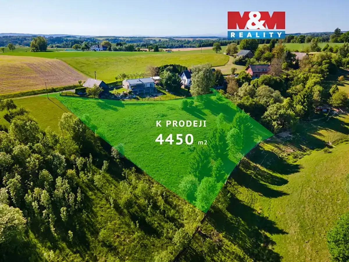 Prodej pozemku 4450 m², Javornice