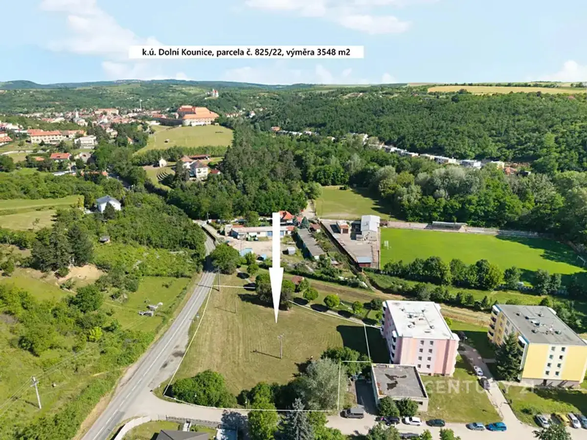Prodej pozemku 3548 m², Dolní Kounice