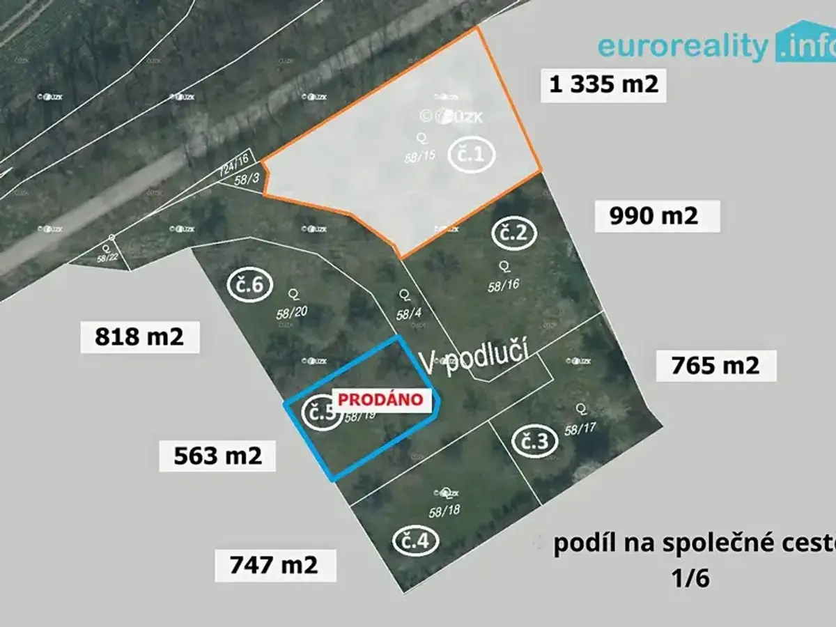 Prodej pozemku 1335 m², Cukrovarská · Plzeň